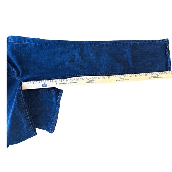 Levis Classic Bootcut Jeans Womens 4S W27 L30 Dark Wash Blue Denim 39252-0004 - Picture 7 of 8